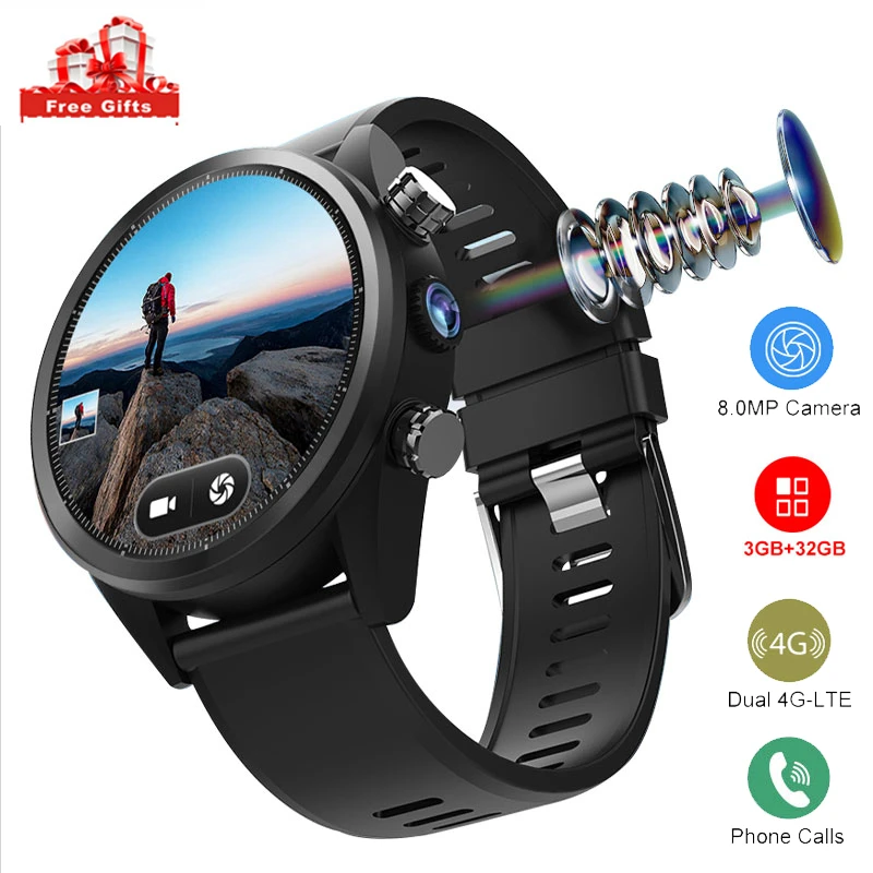 

Kospet Hope Smart Watch GPS 4G LTE 3GB+32GB Telephone watch 800MP Camera Bluetooth Ip67 Waterproof Android7.1 1.3" Touch Screen