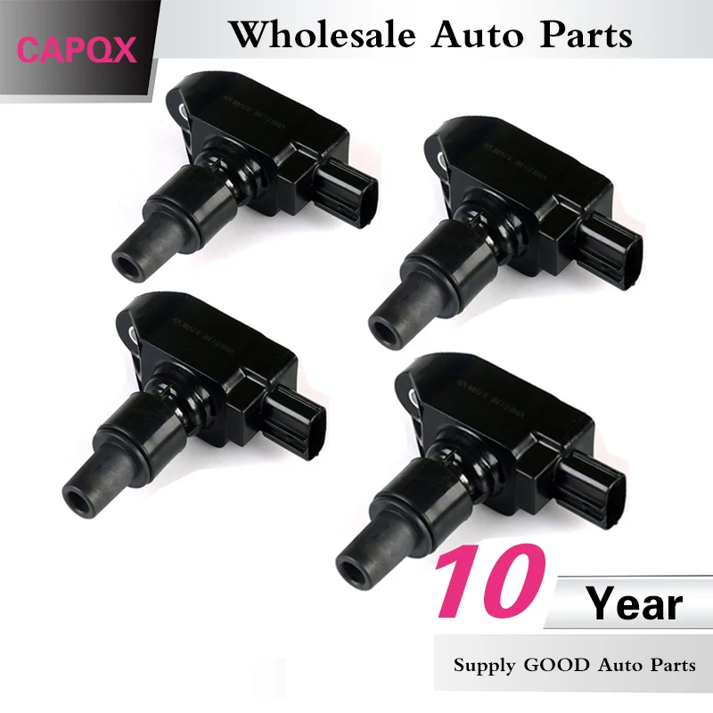 4PCS Ignition Coil Pack for MAZDA RX7 II 1989 1990 1991 RX8 2.6 2003