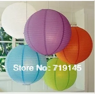 

20pcs 4" 10cm paper lantern lamp fashion multicolour home party festival wedding decoration lantern