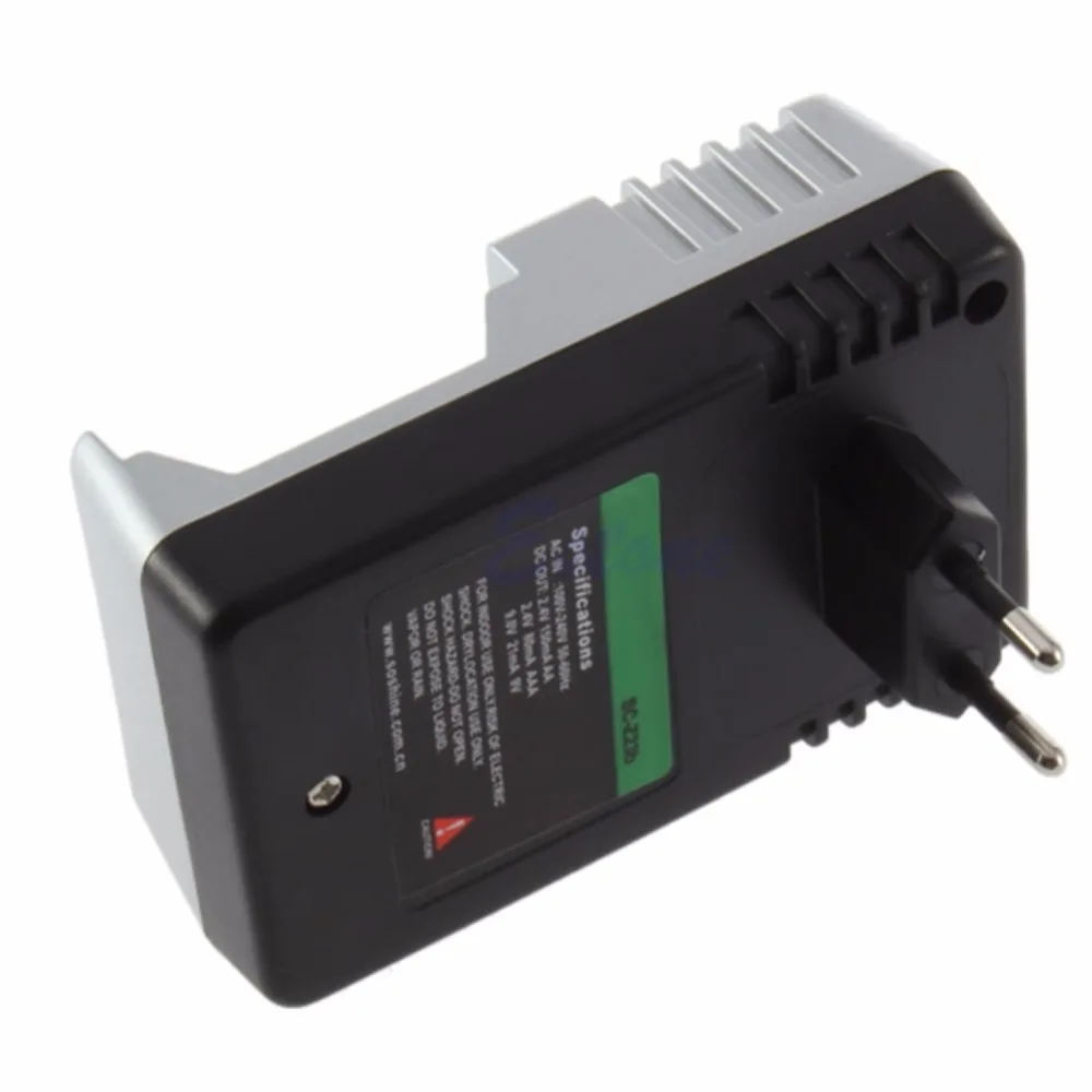 1 шт. черное устройство для зарядки из настенной розетки для дома и путешествий для AA AAA 2A 3A 9 В 6F22 Ni-MH NI-CD батареи