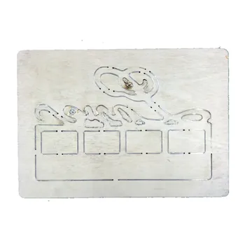 

Wooden Craft Letters window Cutting Dies For DIY Scrapbooking Album Non-woven fabric Embossing
