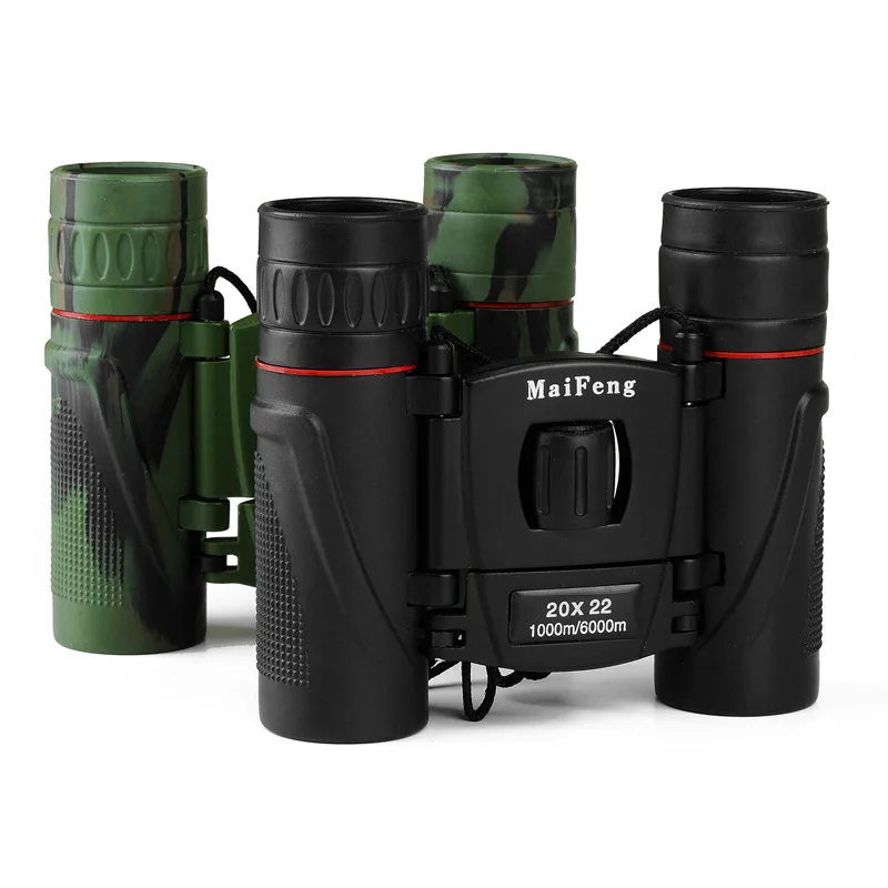 20X22 Binoculars Telescope Black Camouflage MINI Hunting Tourism Spotting Scope Portable Pocket  Low Light Level  Night Vision