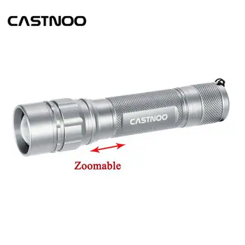 

CASTNOO High Quality 2000 LM Q5 LED Flashlight Torch Bright Light Zoomable 3 Modes Lamp Adjustable Focus Torch