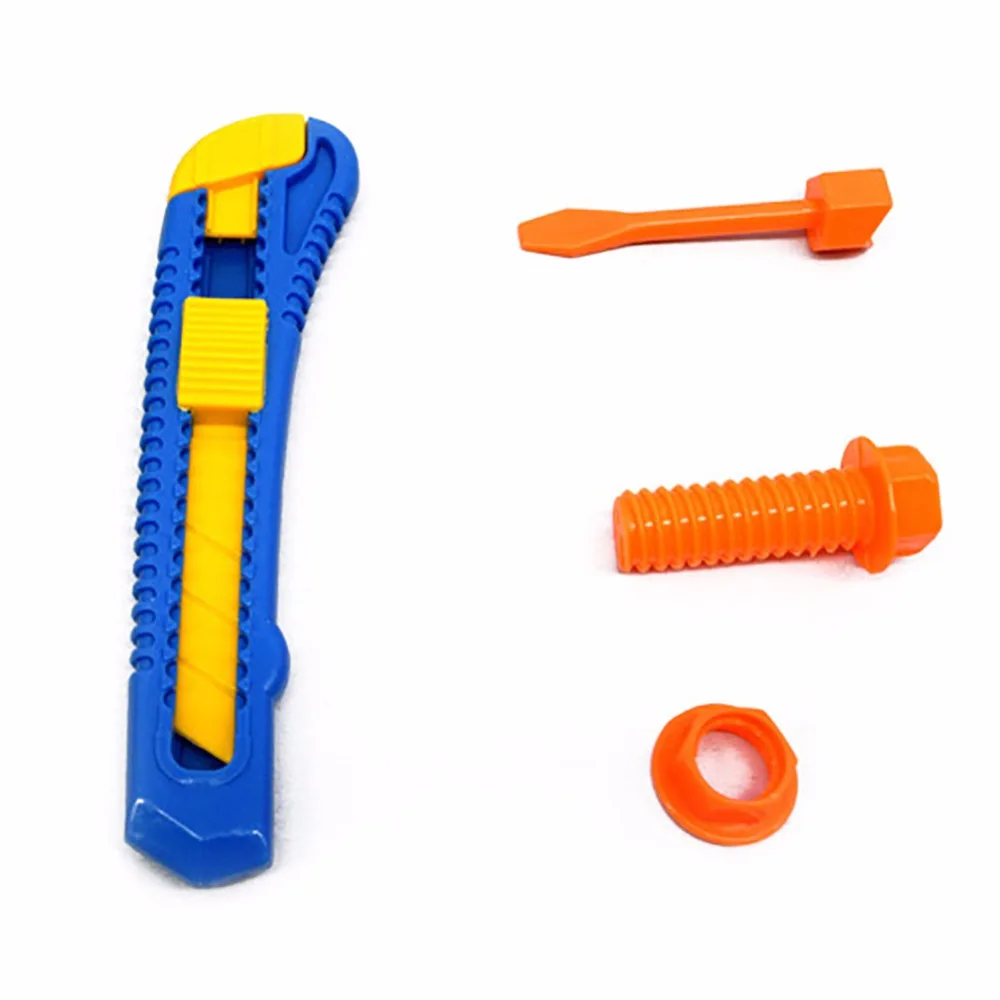 Игрешечные Инструменты для ремонта ролевые игры игрушки Детские Игрушки для раннего обучения с случайным цветом классические игрушки подарок
