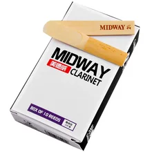 Французский режущий тростник Профессиональный 2,5 трости для кларнета Си-бемоль духовой инструмент Аксессуары Нет 2,5 bB альт кларнет тростник 1 коробка 10 штук