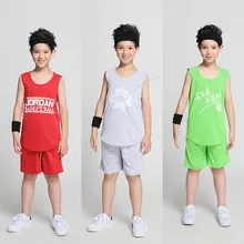 Adsmoney дети Баскетбол Реверсивный Майки рубашки униформа Обувь для мальчиков молодежи ребенка комплекты Спортивный тренировочный костюм Шорты для женщин Джерси комплекты