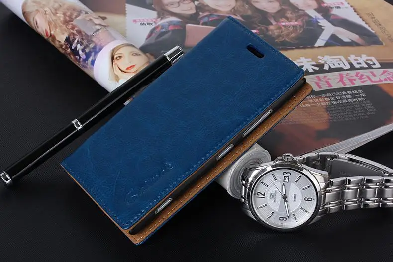 Присоска чехол для Nokia Lumia 925 высокого качества Роскошный из натуральной кожи флип стенд мобильный телефон сумка+ Бесплатный подарок