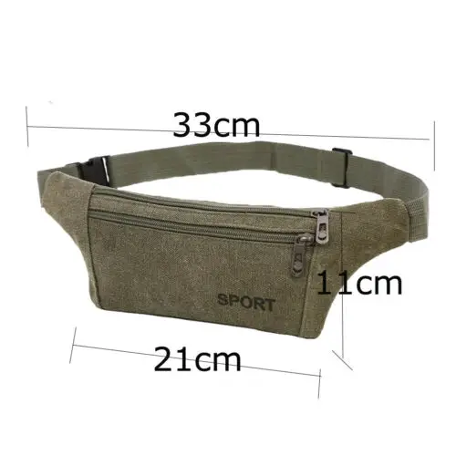 

New Fanny Pack Mens Womens Waist Hip Belt Bag Purse Pouch Travel Sport Bum