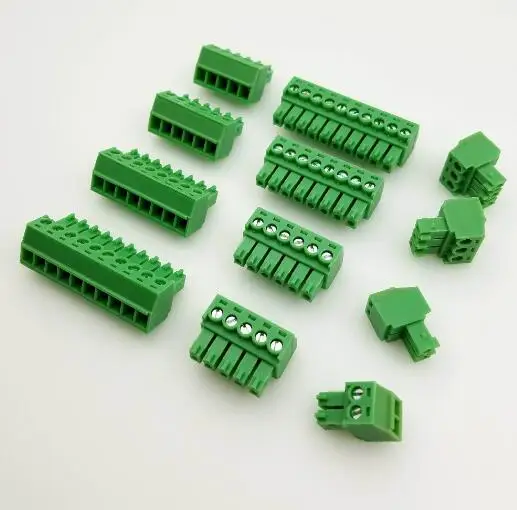 

50pcs male pitch 3.5MM 2P 3P 4P ~ 10P Pluggable PCB Terminal Block KF2EDG/KF2EDGK-3.5mm 15EDG/MC1.5-ST