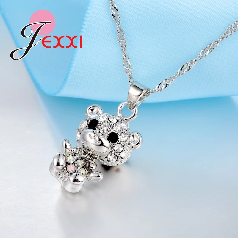 Женский ювелирный комплект из колье и серёг серебра 925 пробы|jewelry sets|set 925set for women |