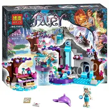 249pcs 2016 New Bela 10410 elves Nalda’s Spa Secret Model Building Girls Fairy magical shower Toys Compatible With Lego