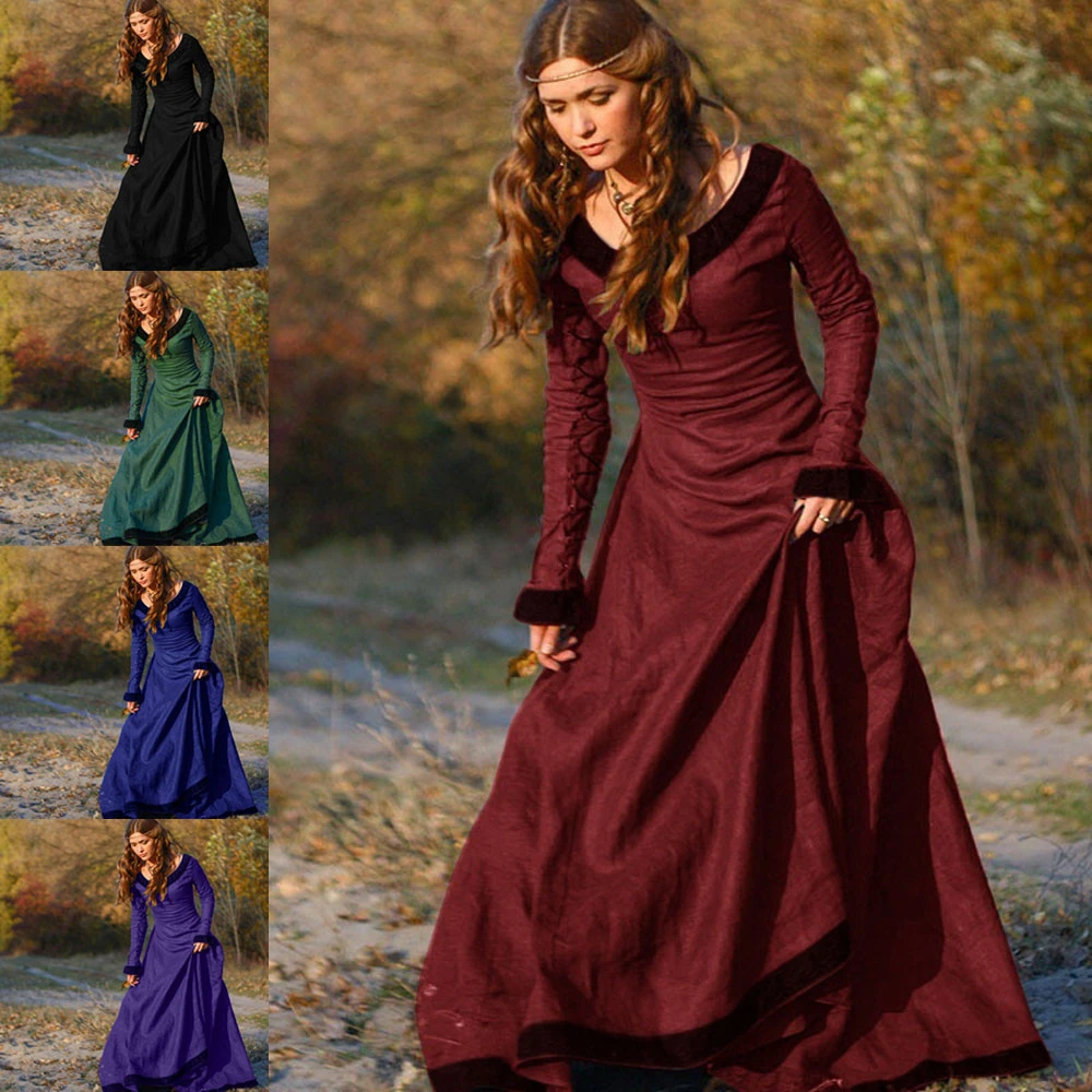 vintage medieval dress