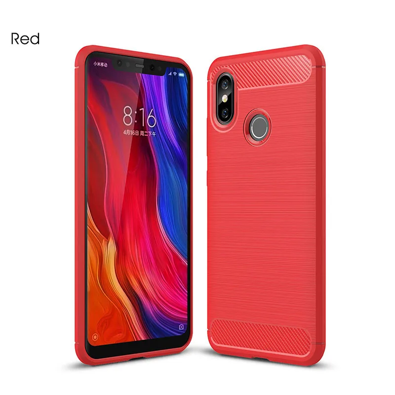 carbon fiber silicone case xiaomi mi 8 se (17)