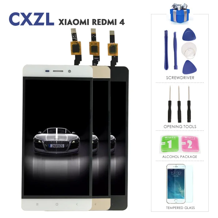 

Cxzl LCD For Xiaomi Redmi 4 2G display 5,0 pulgadas For Xiaomi Redmi 4 LCD with Frame pantalla completa