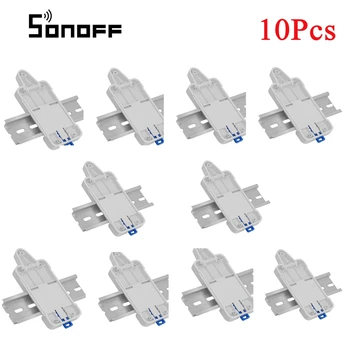 

10Pcs SONOFF DR DIN Rail Tray Adjustable Mounted Rail Case Holder Solution For Sonoff Basic / RF / POW / TH16 / TH10 / DUAL / G1