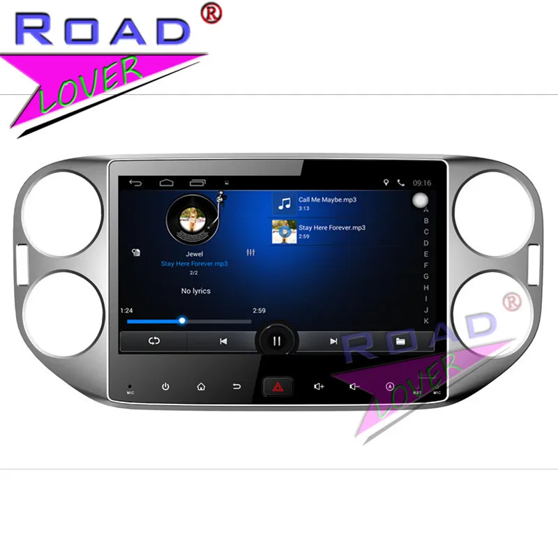 Автомобильный плеер TOPNAVI с GPS навигацией Android 6 0 2 Гб + 32 ГБ MP3 для VW Tiguan 2015 стерео