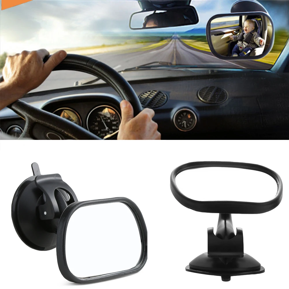 Car Baby Front View Mirror Car Adjustable 360 Retating Device Rear View