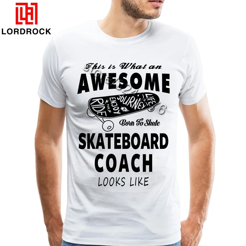 Male Awesome T shirt Camiseta Skateboard Clothing Plus Size Cool