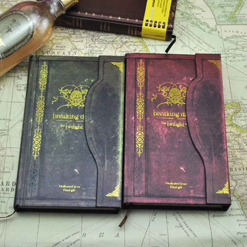 

Vintage Creative The Twilight Saga Breaking Dawn Notebook With Magnetic Snap Fashion Trend Retro Hardcover Notepad Memos