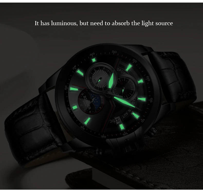 Relogio Masculino Бингер новые спортивные мужские часы Топ бренд класса люкс полностью стальные автоматические механические часы водонепроницаемые часы мужские