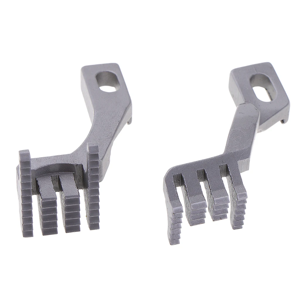 Steel Industrial Coverstitch Sewing Machine Feed Dog H1259/D1207 Set for Siruba F007E-W122