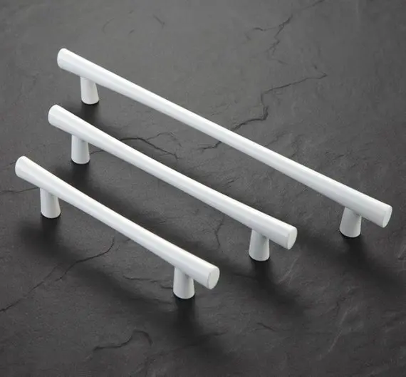 3 75 5 7 56 Brass Black White Cupboard Pulls Dresser Knobs