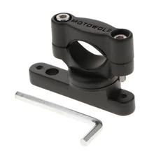 Motowolf мотоцикл зеркало заднего вида вращающийся держатель расширенного кронштейна держатель, алюминиевый сплав