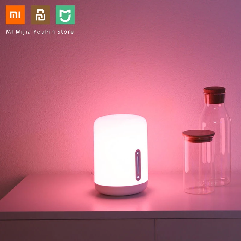 Оригинальная прикроватная лампа Xiaomi Mijia 2 Bluetooth Wi Fi сенсорная панель управление