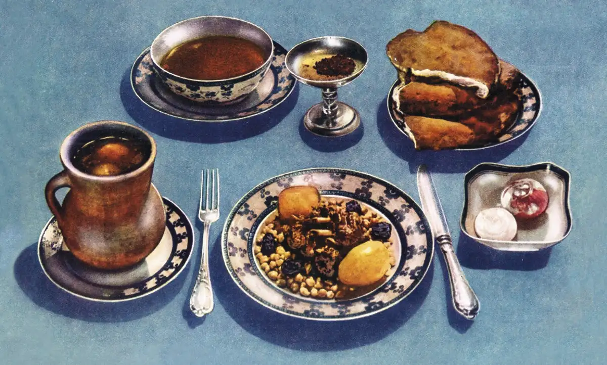 

Soviet Food Azerbaijani Dish CCCP USSR Russian Classic Wall Stickers Canvas Painting Vintage Poster Home Bar Decor Gift