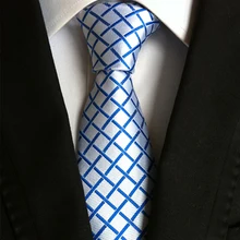 8 см Мужские аксессуары плед шеи галстуки для Свадьба Рождество галстуки Gravatas Vestidos Corbatas джентльменский галстук