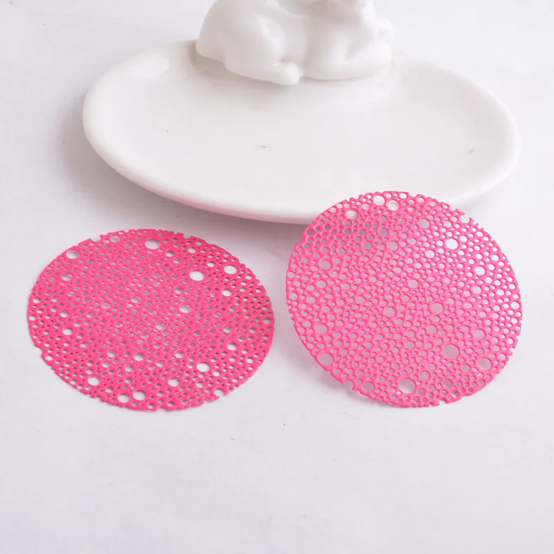 20pcs AA2302 59mm * 59mm 큰 둥근 매력 큰 펜던트 금속 황동 보석 결과