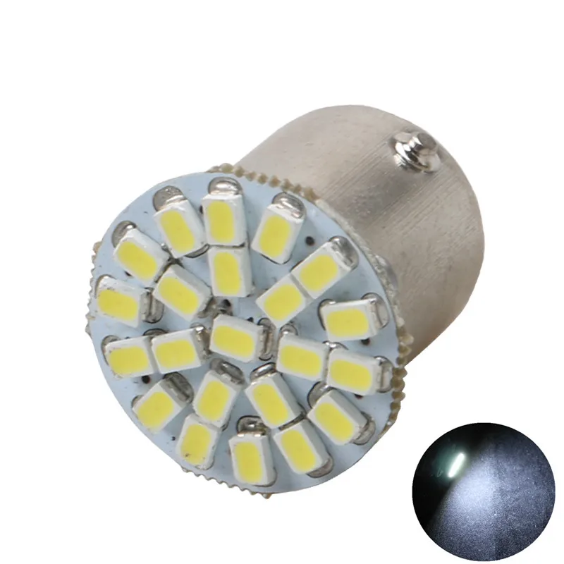 10 шт. 1156 BA15S 1157 BA15D 1206 22 SMD светодиодный стоп-сигнал поворота Боковой габаритный