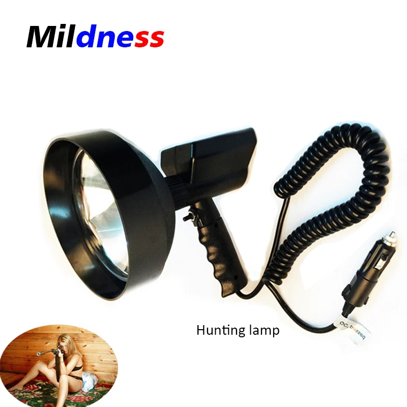 12V 100W Led Portable Spotlights HID 9 " Xenon Handheld Camping Hunting Fishing searching Super