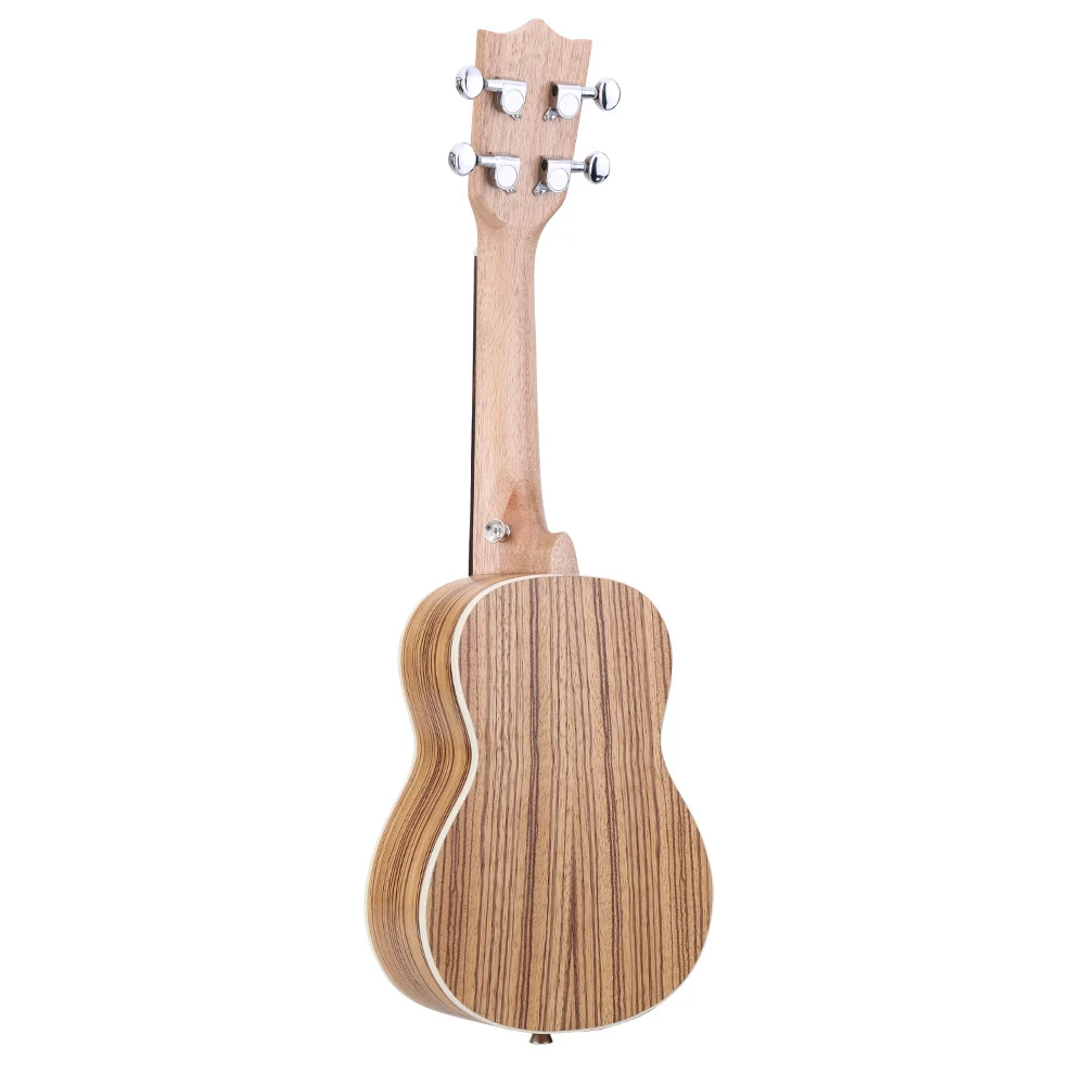 Ammoon 2" Гавайские гитары укулеле акустическая Ukelele Zebrawood 15 Лада 4 Строка Гавайские гитары укулеле 21" музыкальный струнный инструмент