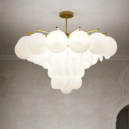 

Modern Pendant Lights European White Gold Hanging Lamps Home Indoor Lighting Fixture Italy Deco Nordic Art Droplight D65cm/86cm