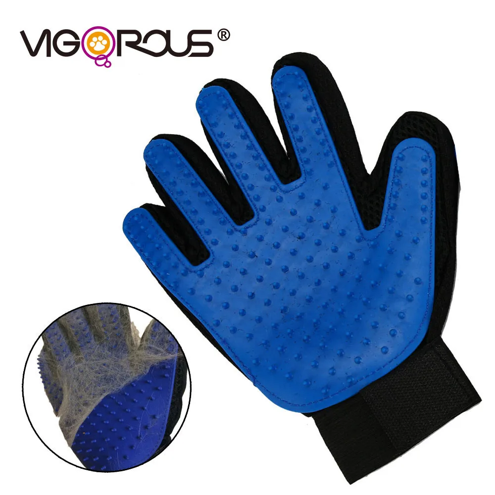Dog Grooming Glove for Cats massage Brush combs hackle with Silicone cat G tool hair removal brush Cat pet Gromming |