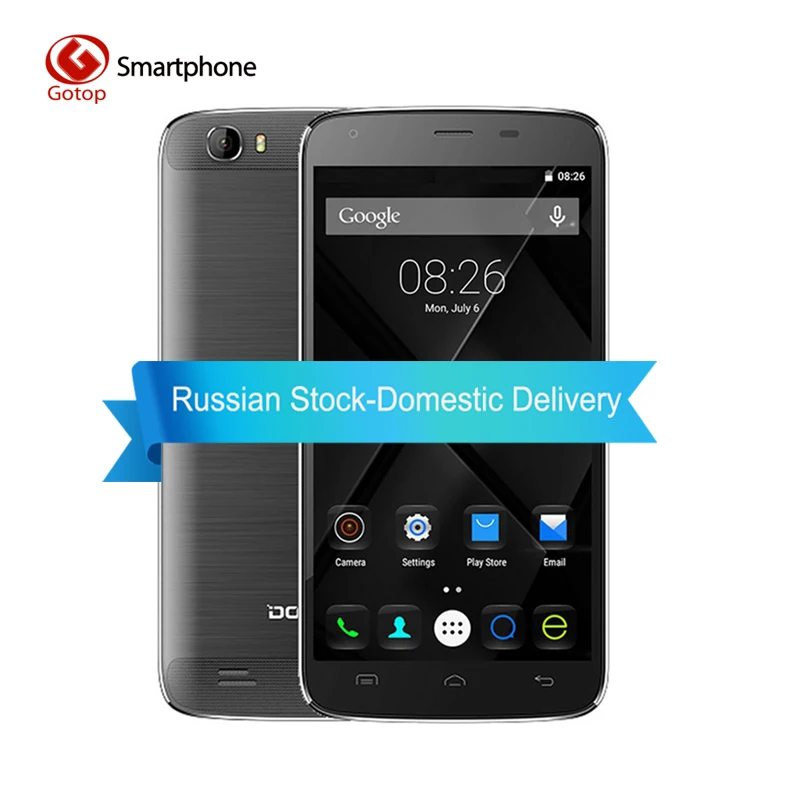 Doogee Y200 Android 5.1 Двойной Сим Мобильный телефон MTK6735M 4 ядра 2 ГБ ОЗУ 32 ПЗУ Смартфон 5.5