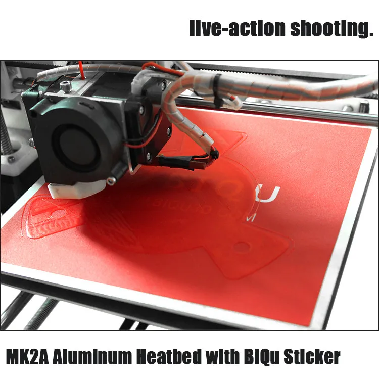 Детали для 3D-принтера 300*300*2 мм Печатная плата MK2A heatкровать с кабелем и сопротивлением MK2A черный обогреватель кровать+ 300*300 мм красная палка