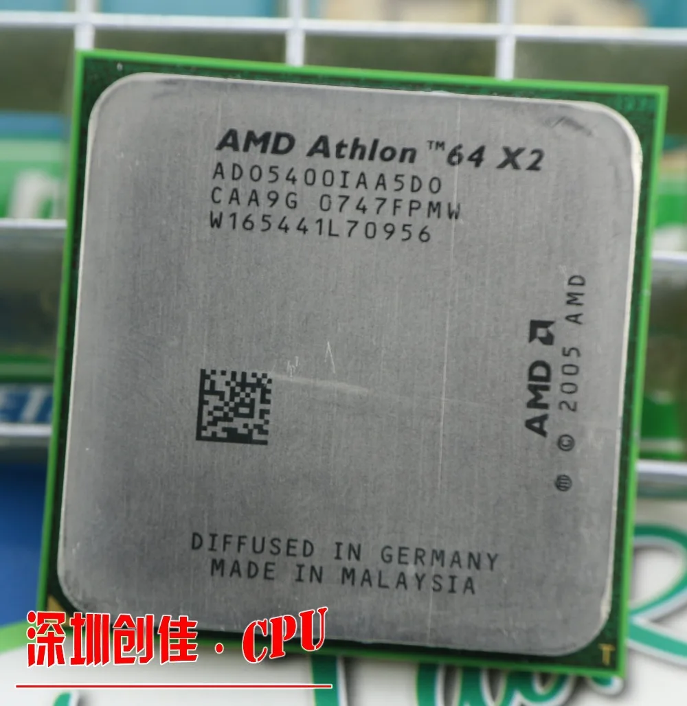 

AMD CPU Athlon 64 X2 5400+ 2.8GHz / AM2/ 940pin/ Dual-Core Processor desktop scattered piece 5600 6000 5200 5000