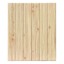 35x70cmx2pcs украшение комнаты Средиземноморский стиль DIY ПЭ Пена 3D стикер стены деревянный эффект самоклеющиеся наклейки стены домашний декор