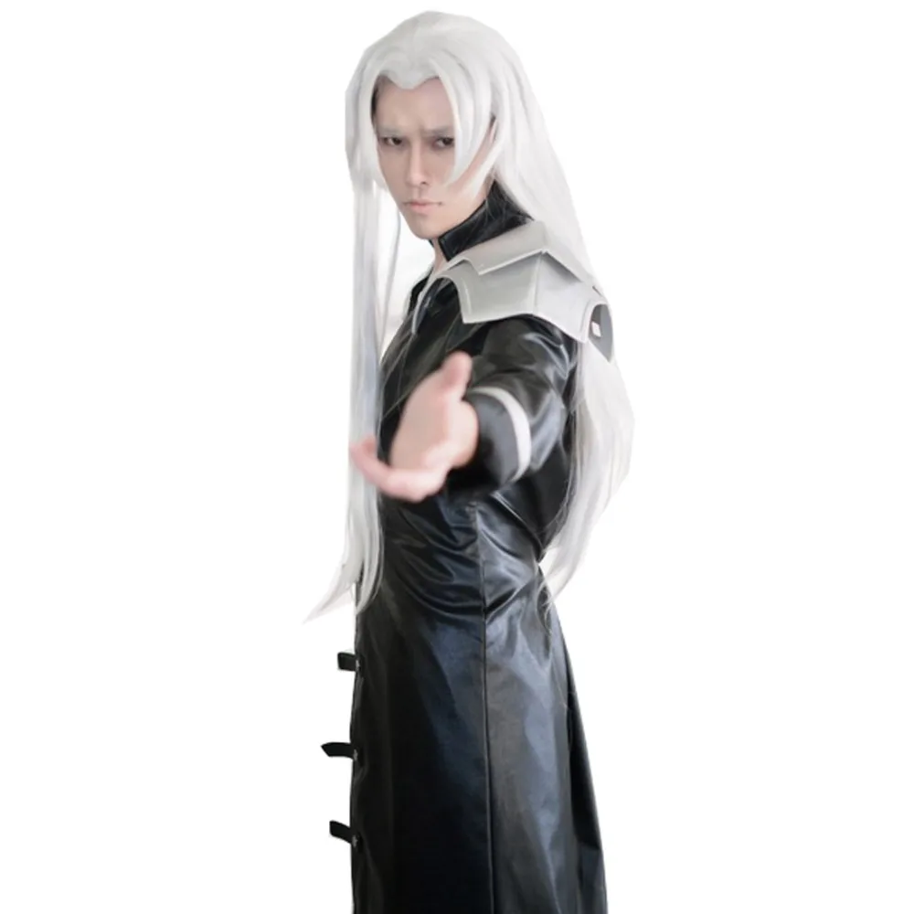 

2017 Final Fantasy VII Advent Children Sephiroth Shin'Ra Hero Uniform Game Cosplay Costume