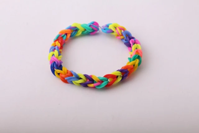 RAINBOW LOOM MIXED COLOR BANDS, 600/PACK