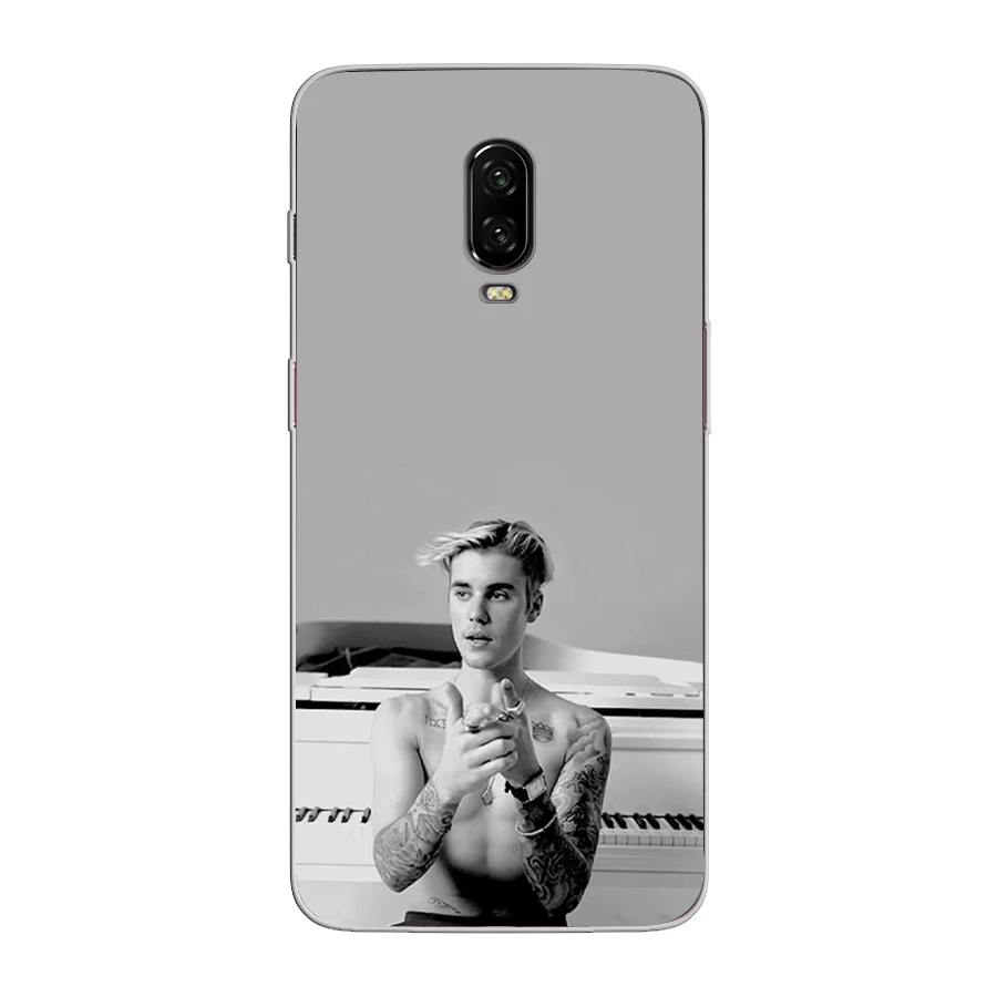 ciciber Justin Bieber Super Star Cover For Oneplus 6 6T 5 5T Back Clear Soft TPU Phone Cases For 1+ 6 6T 5 5T Coque Fundas Capa
