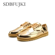 Горячая Handgemaakte винтажный режим Mannelijke Schoen Echt Leer Mannen майка для скейтбординга Schoenen broin Mans Schoeisel SDBFUJKI