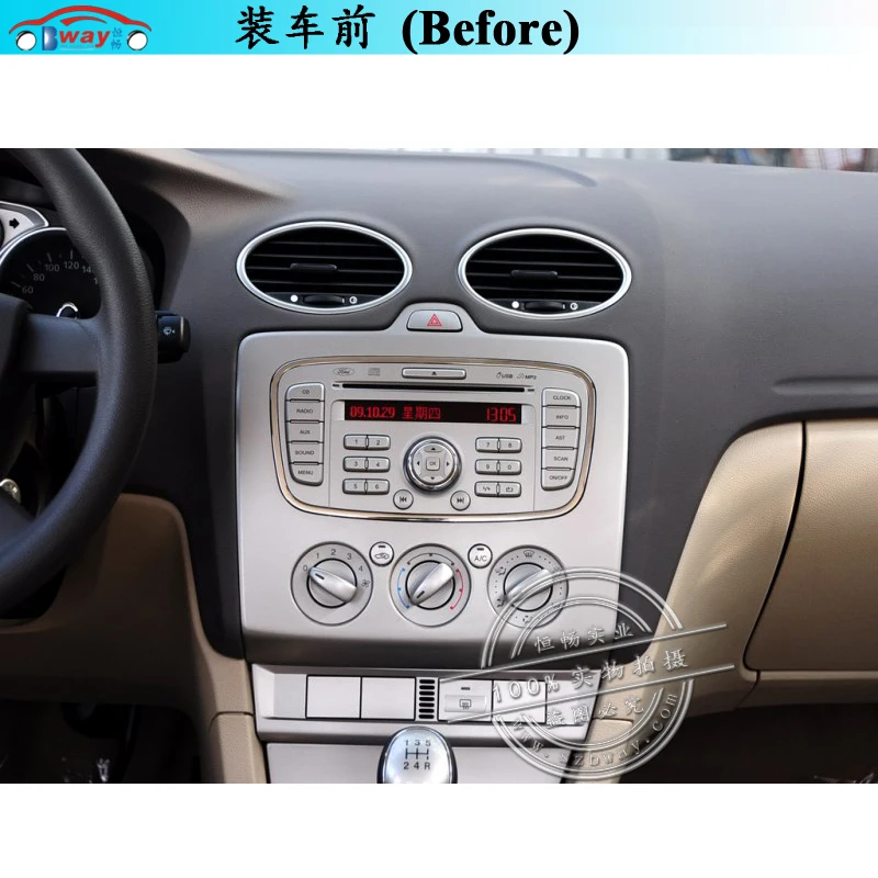 Best Free Shipping 9" Android 7.0 Car DVD Player For Ford Focus 2 S-Max 2007-2011 car GPS Navigation bluetooth,1G RAM 16G ROM 5
