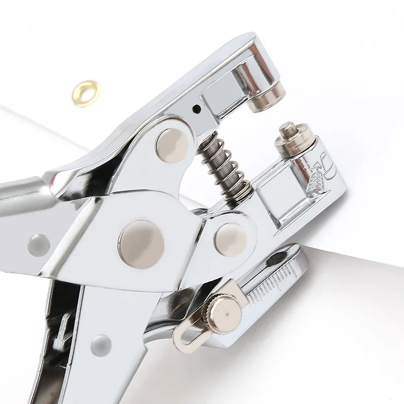 

Metal retainer single hole puncher text loose-leaf binding manual pliers round hole oval punching machine voucher file A4 paper