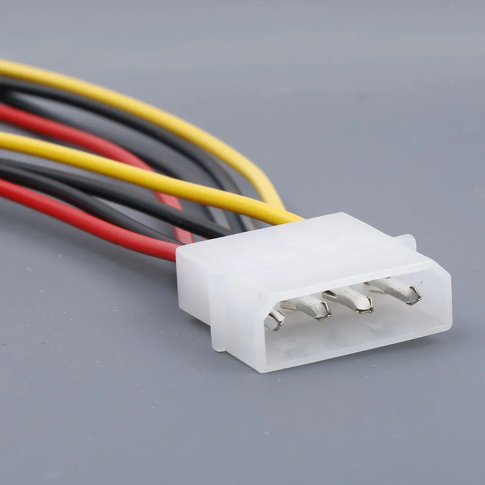 Кабель для компьютера 4/15 Pin IDE разветвитель питания 1 штекер на 2 гнезда IDE/SATA