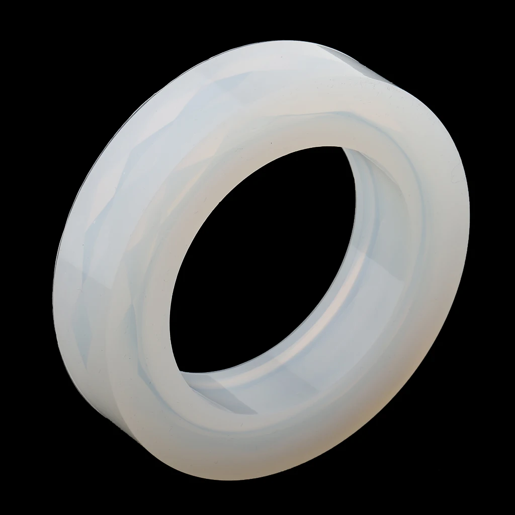 2 Sizes Round Silicone Mold Bracelet Casting Mould For Epoxy Resin Bracelet Bangle DIY Jewelry Tools