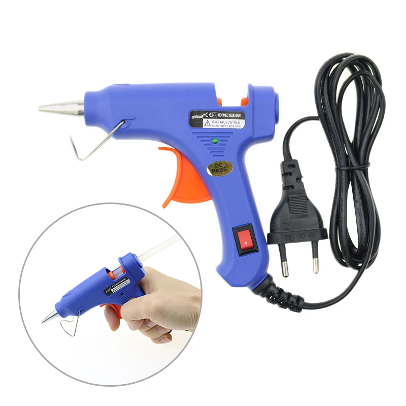 

20W Electric Hot Melt Glue Gun DIY decoration hot glue gun Adhesive Dent Repair Tool with 10pcs Glue pistola de cola quente