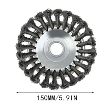 8 дюймов многофункциональная стальная проволока для удаления ржавчины, триммер для травы, запчасти, роторная щетка для сорняков, аксессуары для газонокосилки